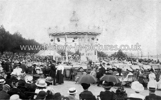 The Bandstand, Southsea on Sea, Essex. c.1909.